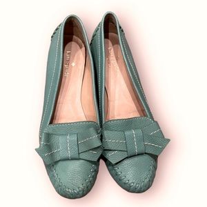 Kate Spade New York "Willie Tumbled" Leather Loafer, Size 8.5M